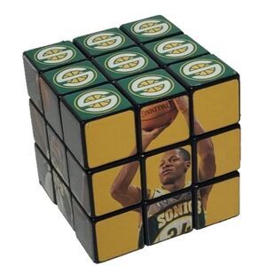 Seattle Super Sonics Rubik's Cube Ray Allen Rashard Lewis Luke Ridnour